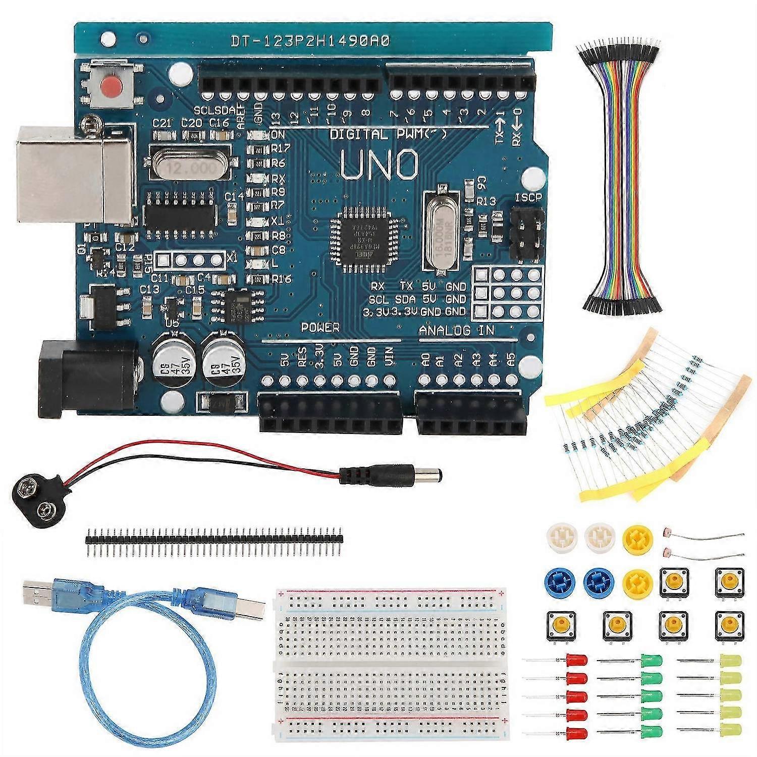 Component Kit Starter Placă de dezvoltare de bază Mini breadboard Echipamente de control al distribuției