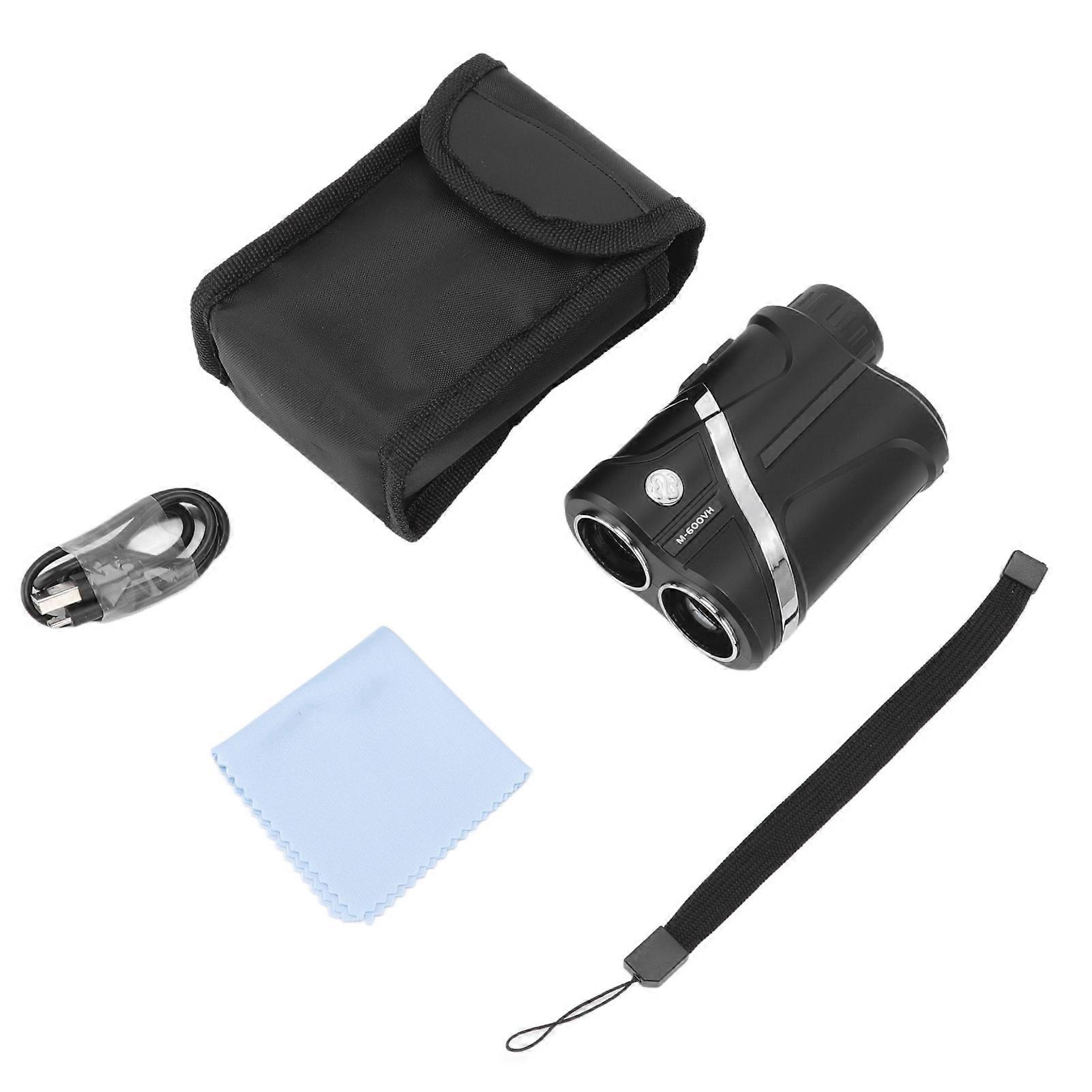 Laser 5V Eyepiece Focusing 4 in 1 Distance Speed Height Angle Measurement Telescope Rangefinder