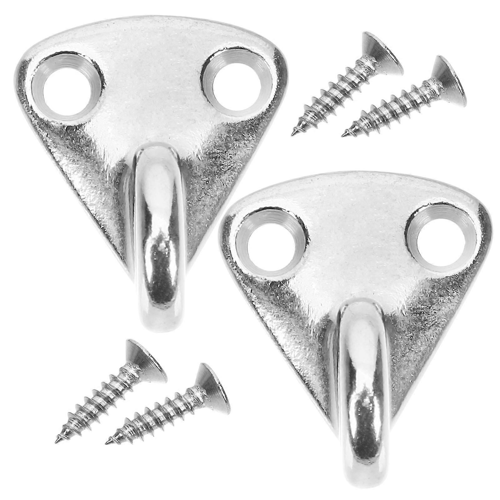 Stainless Steel Boat Hooks Heavy Duty Hanger Docking Mudguard Smooth Edges Easy Installation Premium Hardware Accessories Set of 2