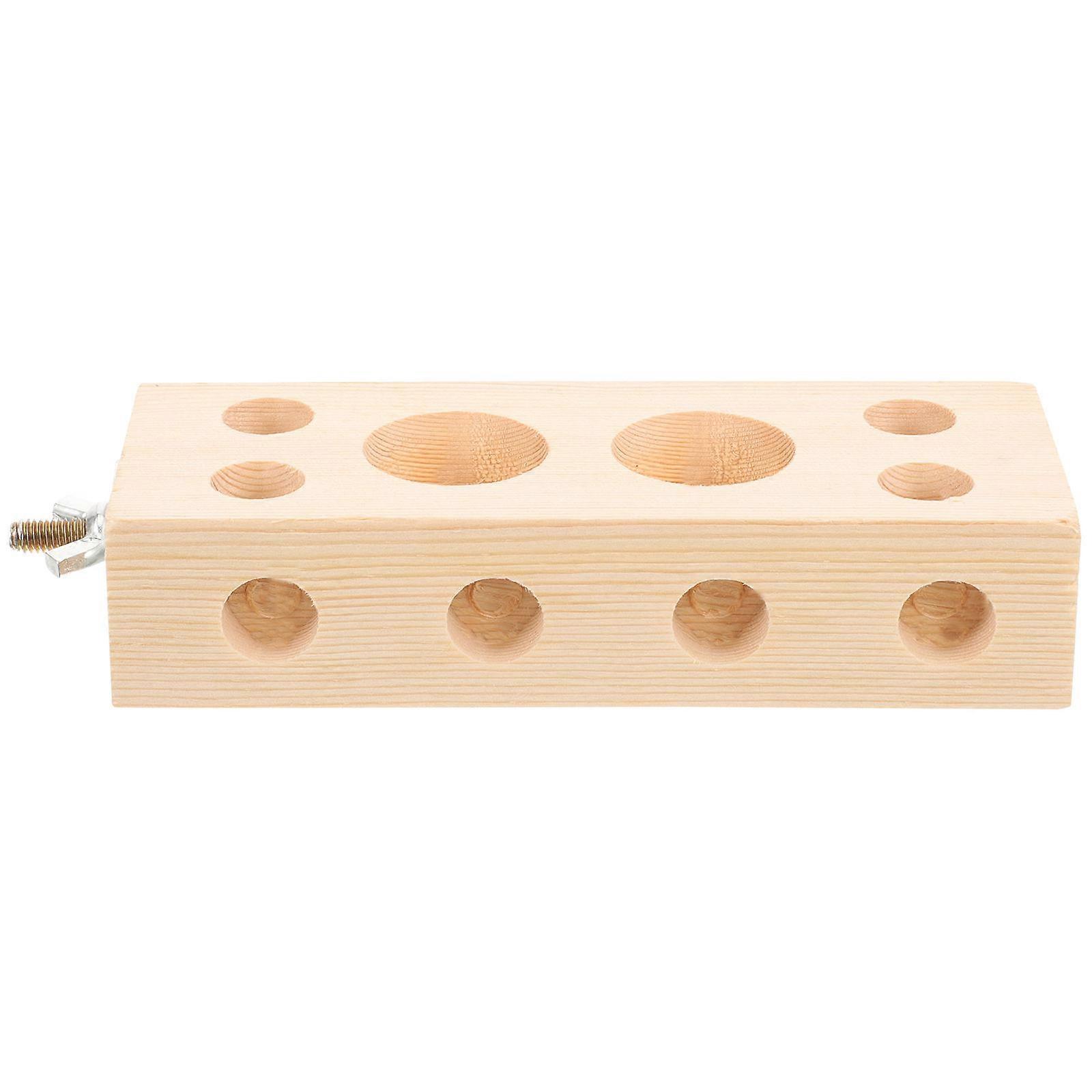 Parrot Bird Toy Foraging Training Toy Pet Birds Stress Relief Half-Height Bird Cube 1Pcs