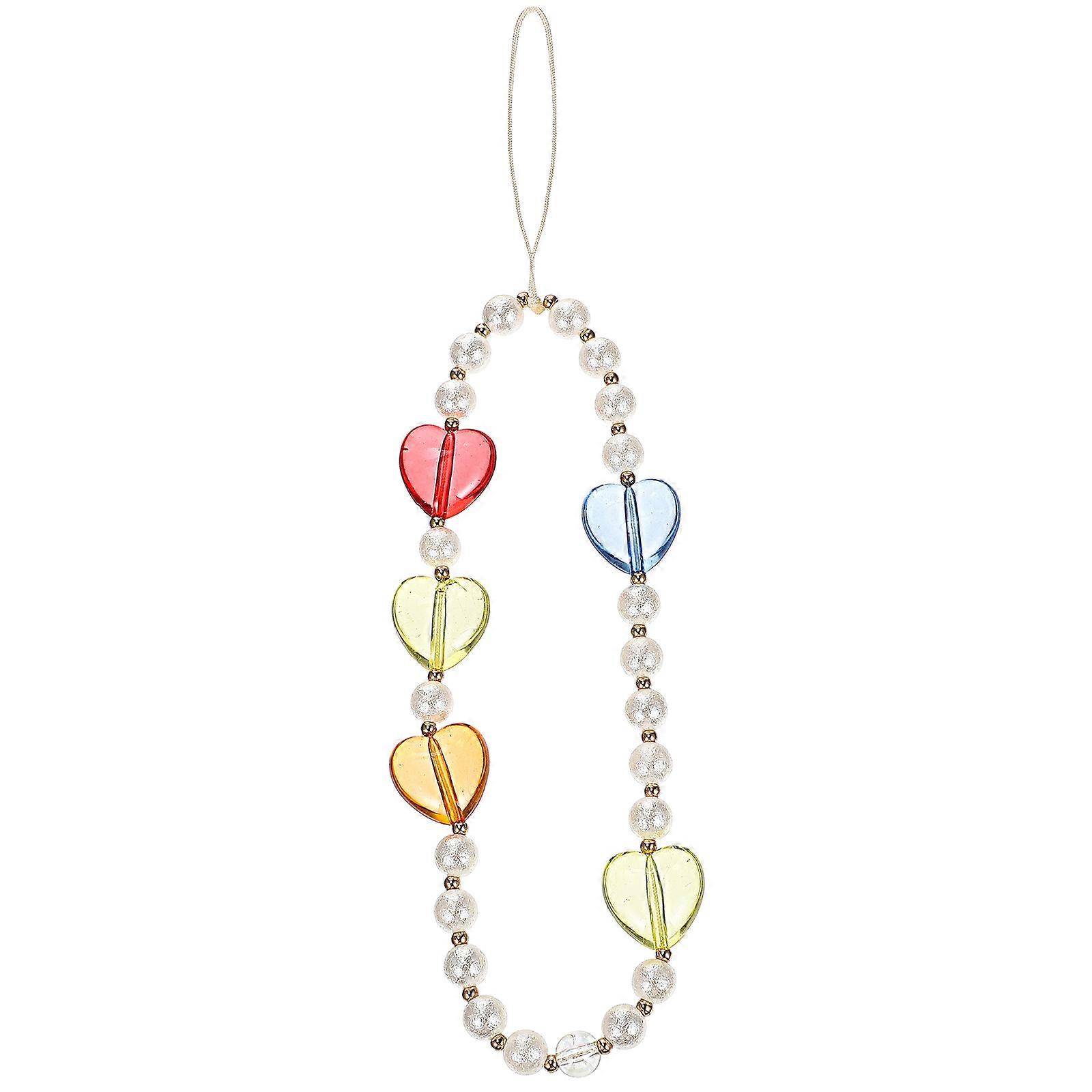 Stylish Beaded Phone Chain with Hanging Charm – Durable Wrist Strap Accessory for Travel, School, and Outdoor Use