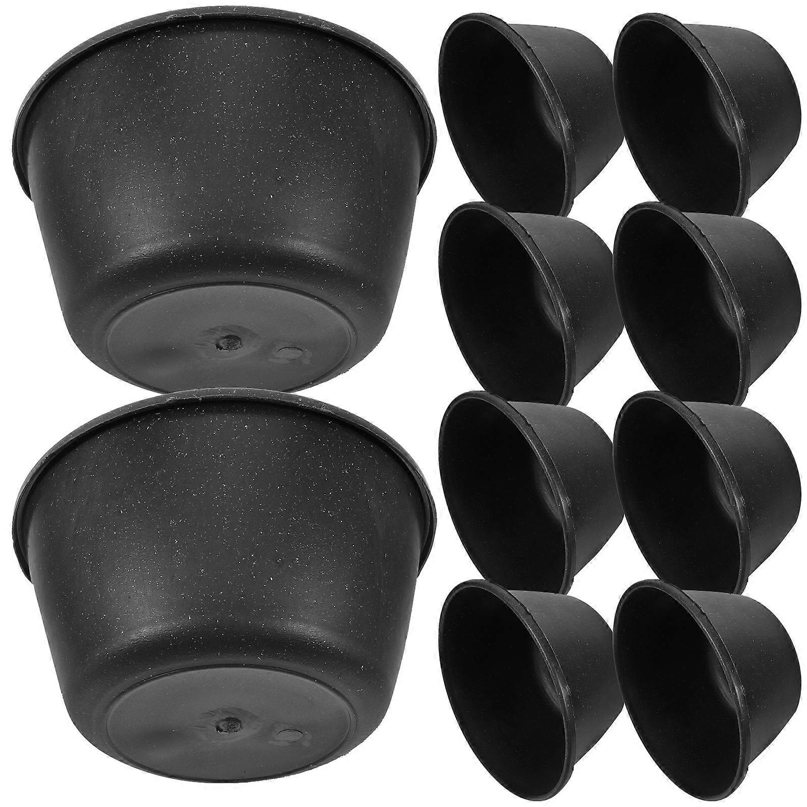 10pcs Plastic Hat Support Cap Holders for Display – Prevents Deformation, Maintains Shape, Black