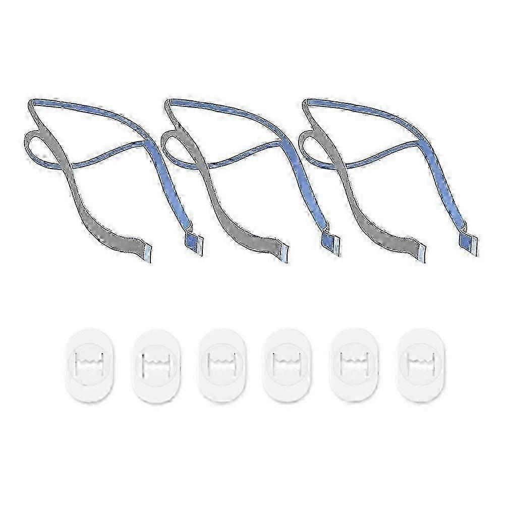ResMed AirFit P10 Ρινικό Μαξιλάρι CPAP Ανταλλακτικό Κάλυμμα Κεφαλής με 3 Ιμάντες Ώμου - Comfort Fit.