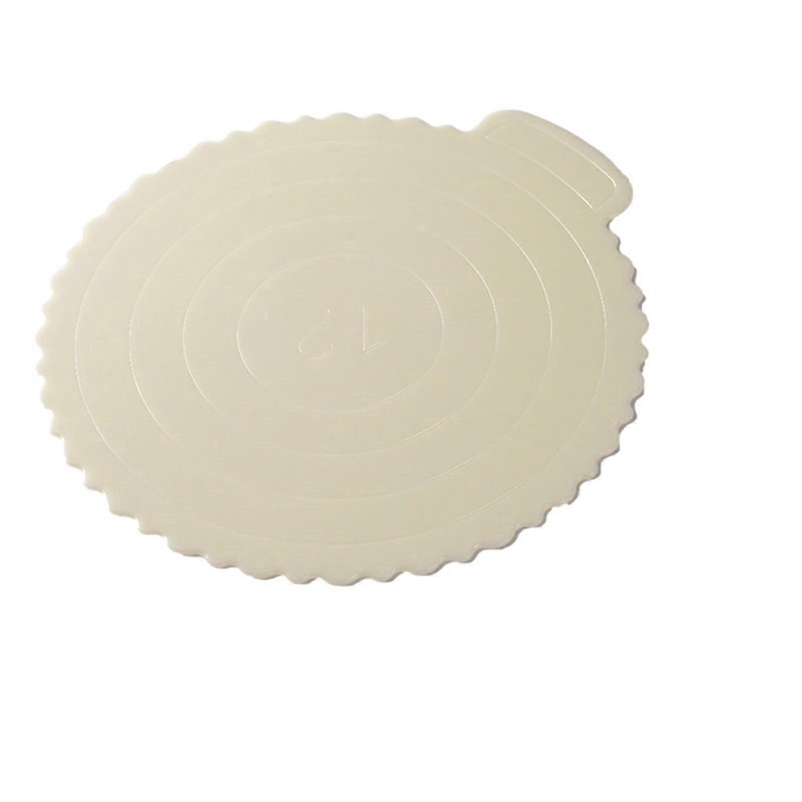 Reusable Cake Plate Round Cake Base Holder, BPA Plastic (Fits 12in Cake)