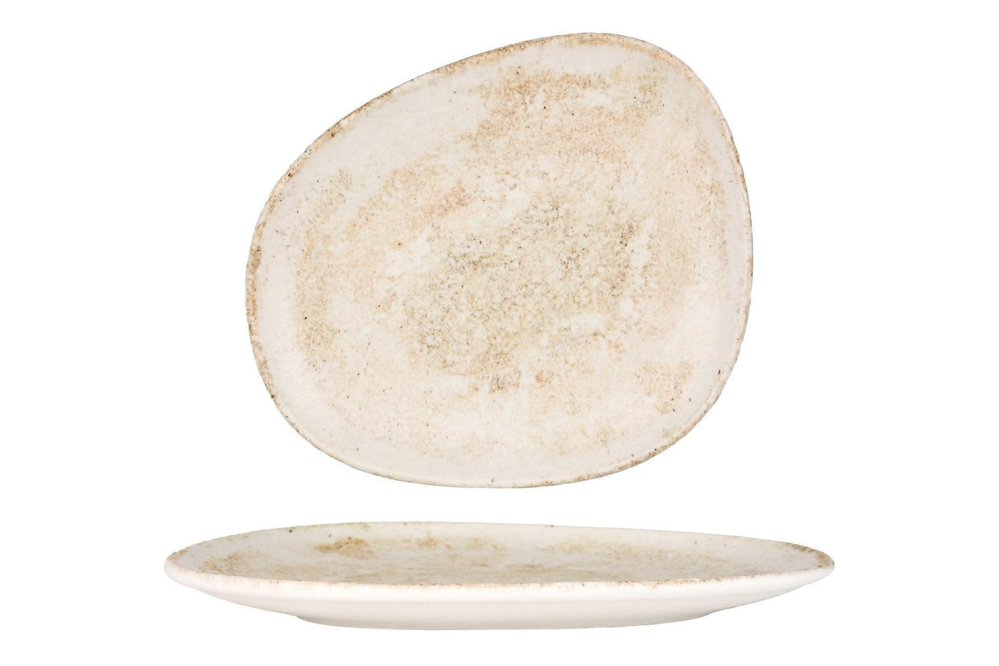 Bonna Dessert Plate - Nacrous - Porcelain - 24 cm - set of 6