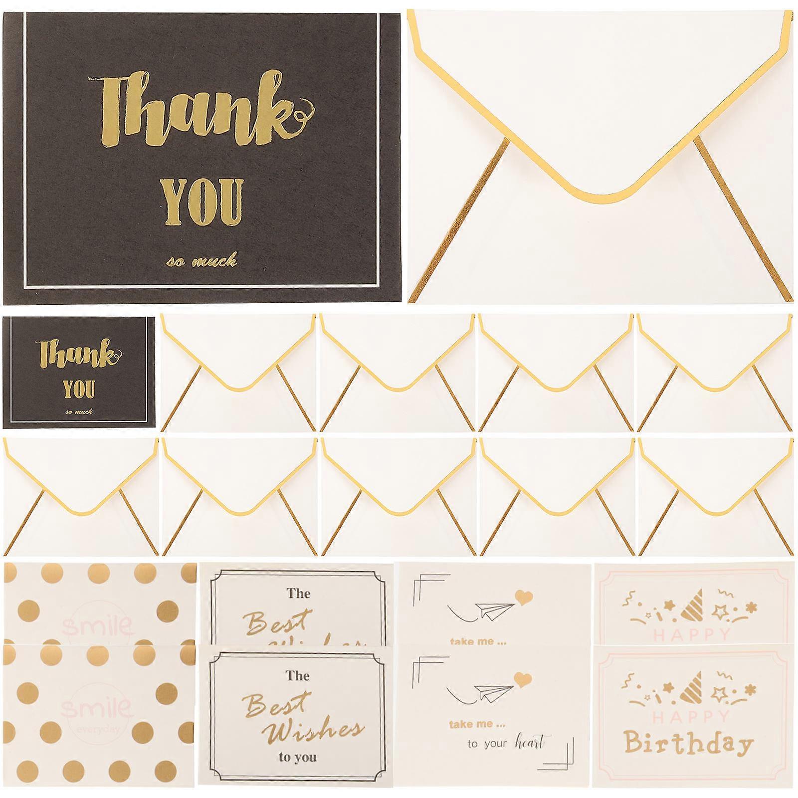 Thanksgiving Conversation Cards Greeting Cards for Party Simple Design Assorted Color Suitable for Families Colleagues 10 Sets