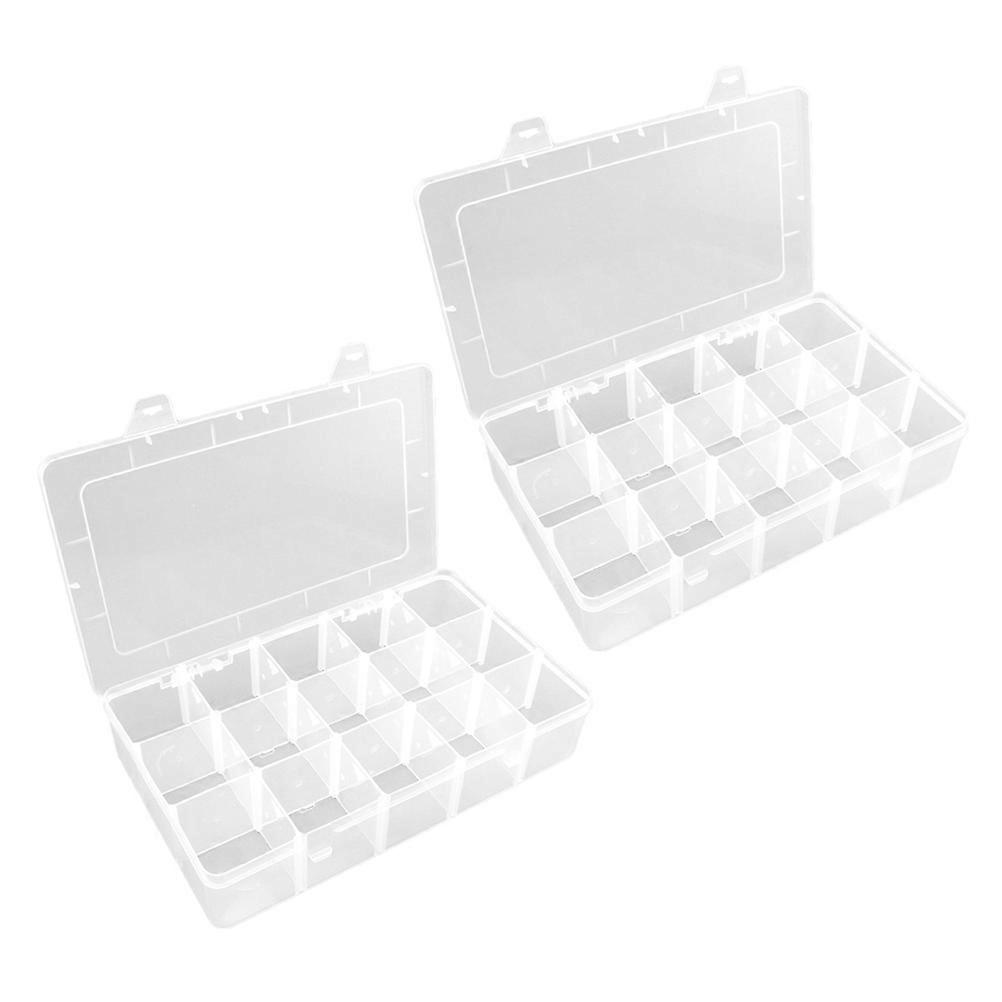 Adjustable Compartment Storage Boxes with Removable Dividers for Craft, Jewelry, Sewing and DIY Projects Durable Organizer for Accessories