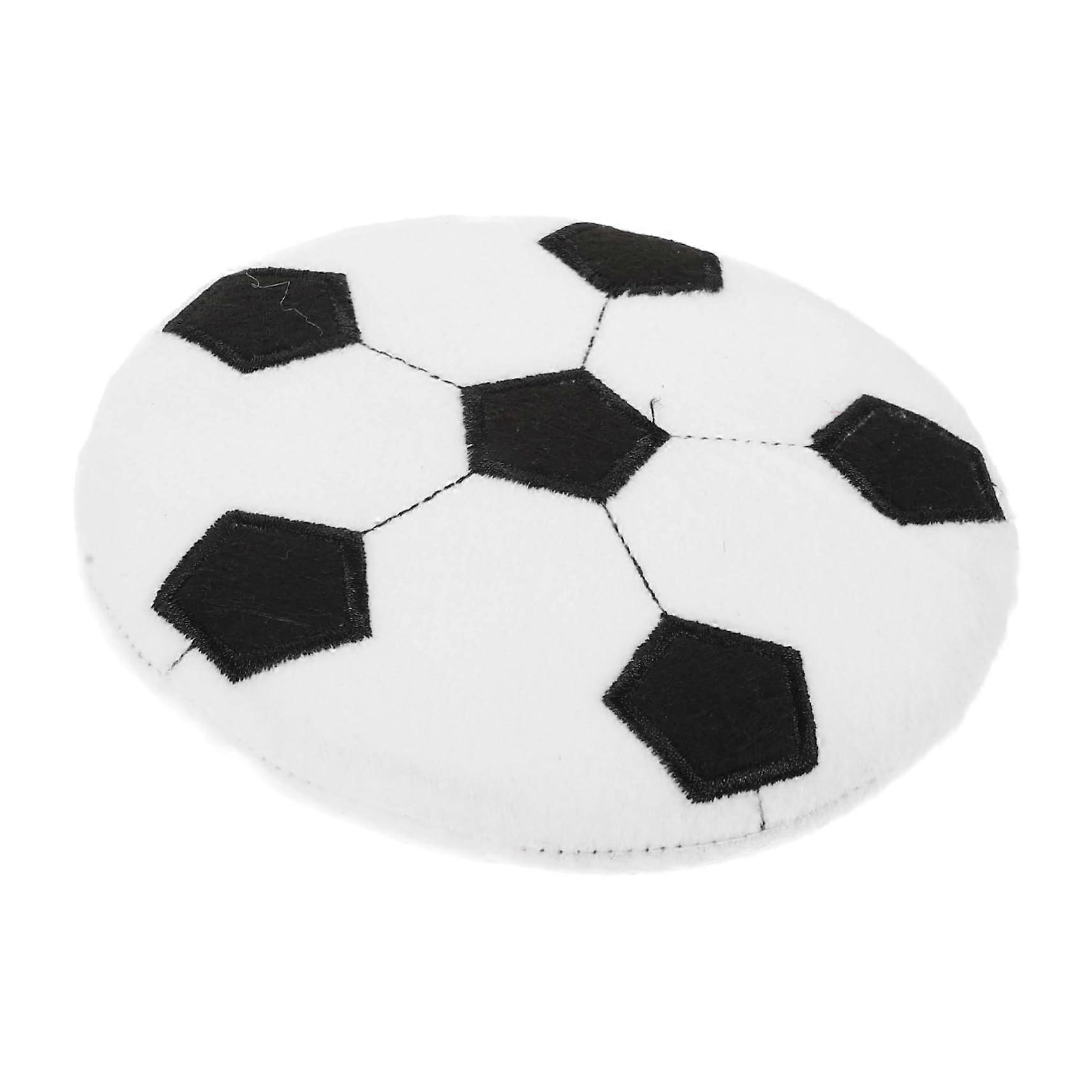 Dog Fetch Toy Plush Flying Disc Pet Interactive Toy for Children Throwing Game White