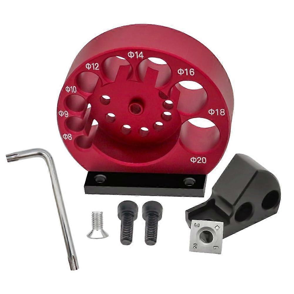 Adjustable Drill Hole Making Aid with Carbide Blades for Woodworking Machines and Drills 8 mm  20 mm  Durable and Easy to Use