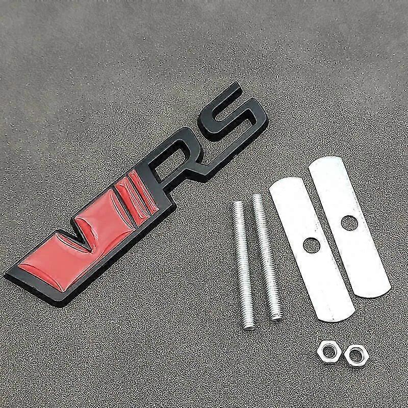 Μπροστινό λογότυπο εμβλημάτων σχάρας VRS σημάτων φραγμάτων αυτοκινήτων μετάλλων πίσω για το Skoda VRS Octavia 1 2 3 Rapid Kodiaq Karoq Fabia Kamiq Εξαιρετικός