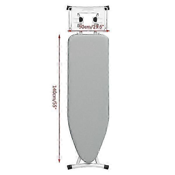 Polyester ironing board cover High temperature resistant double layer ironing board cover Gray