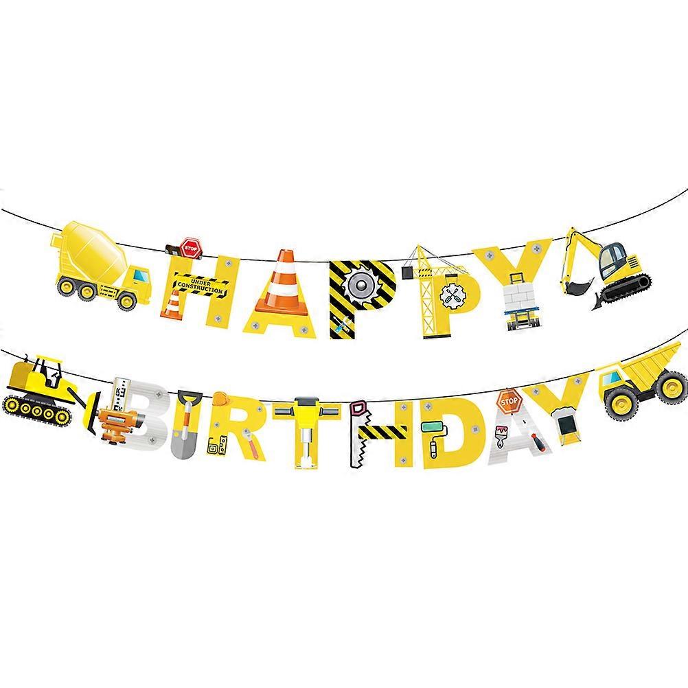 Engineering Party Banner Hanging Decoration Photoshoot Assorted Color 1Set