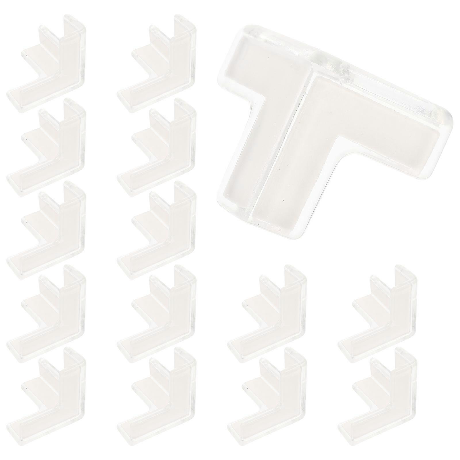Baby Proof Corner Bumpers Home Safety Security Table Protectors Round Simple Design Transparent 20Pack