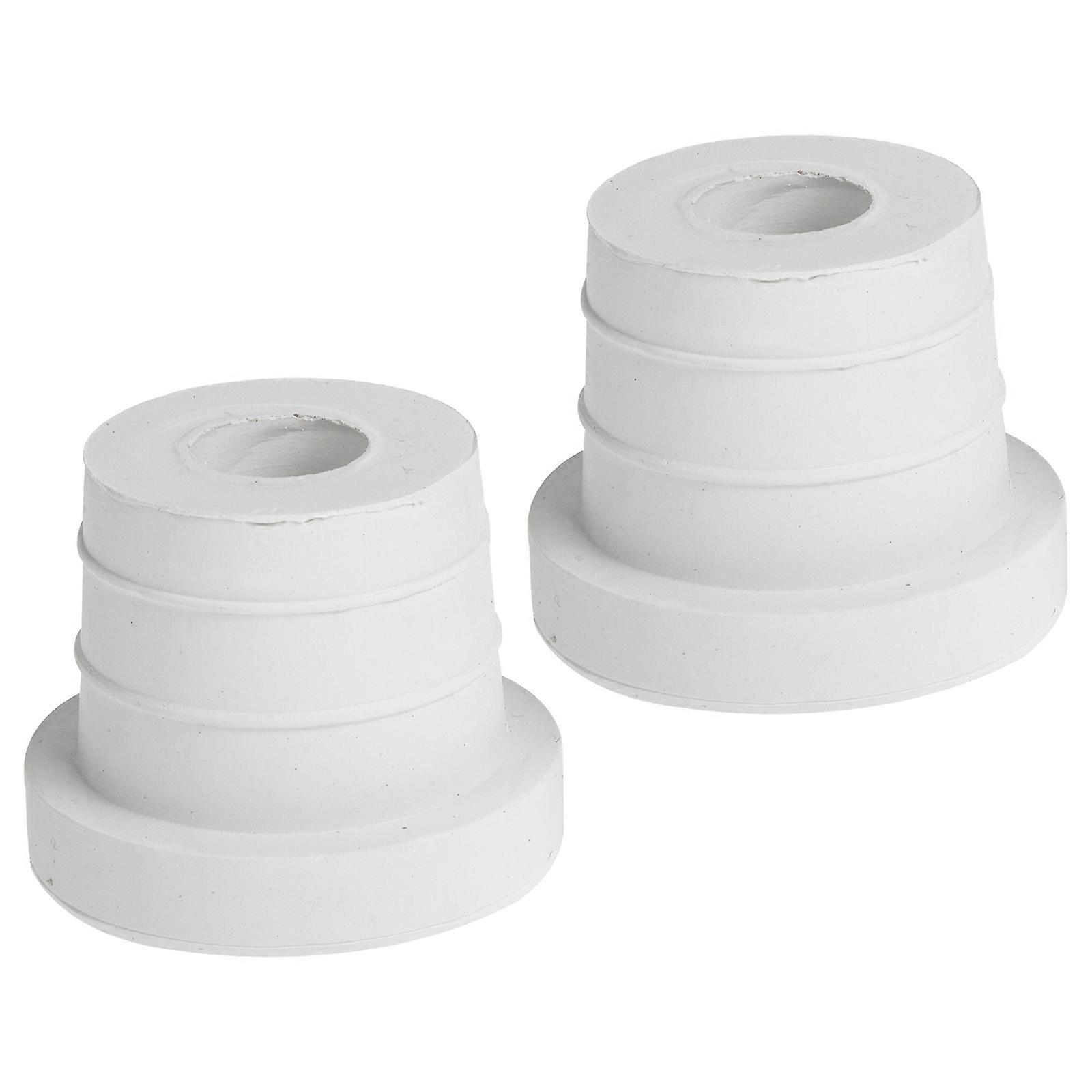 Swimming Pool Ladder Rubber Plug Safety Protection Underwater Installation Round 1 Pair