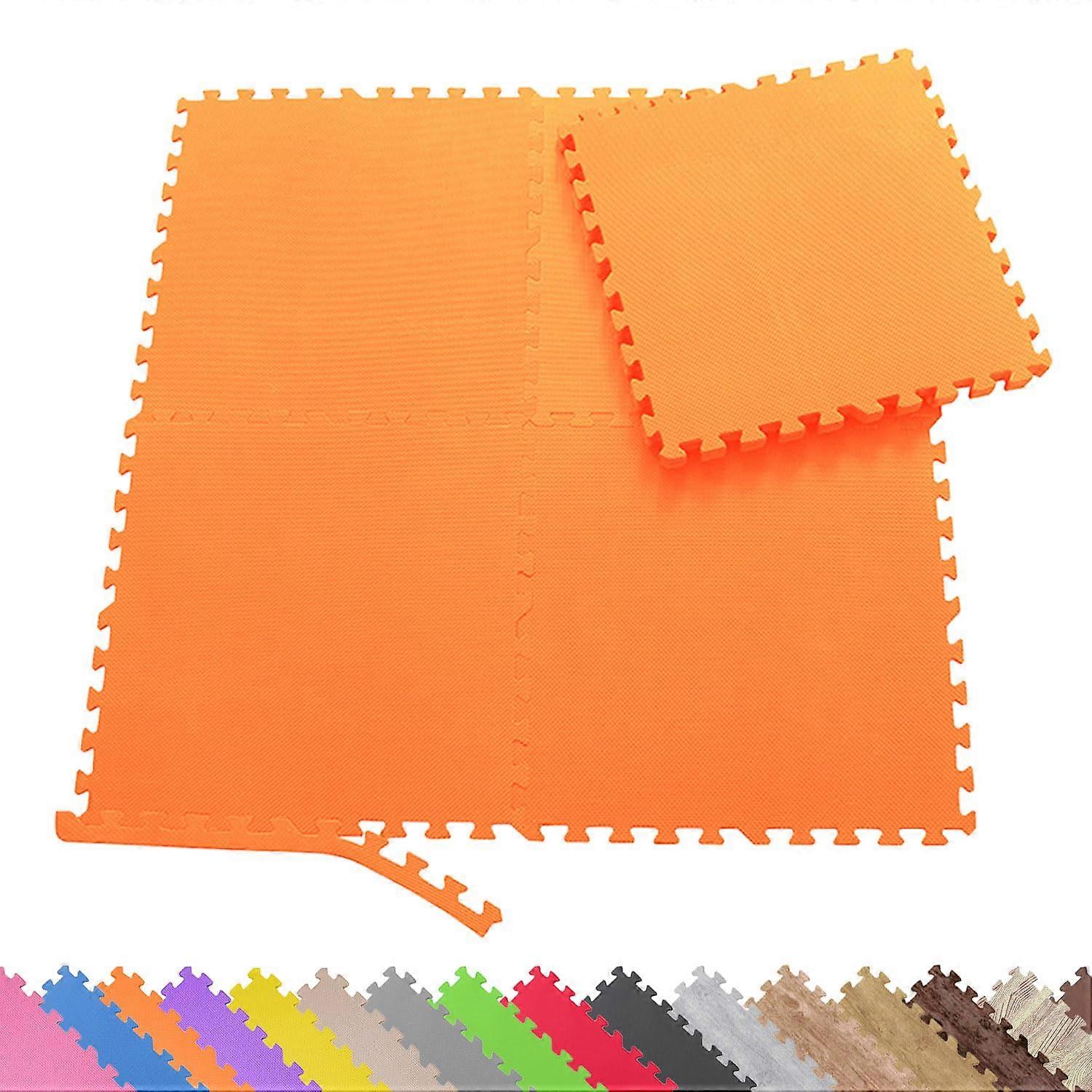 ® Set di 24 tappetini protettivi, 60x60x1cm, 8,64m, tappetino, arancione