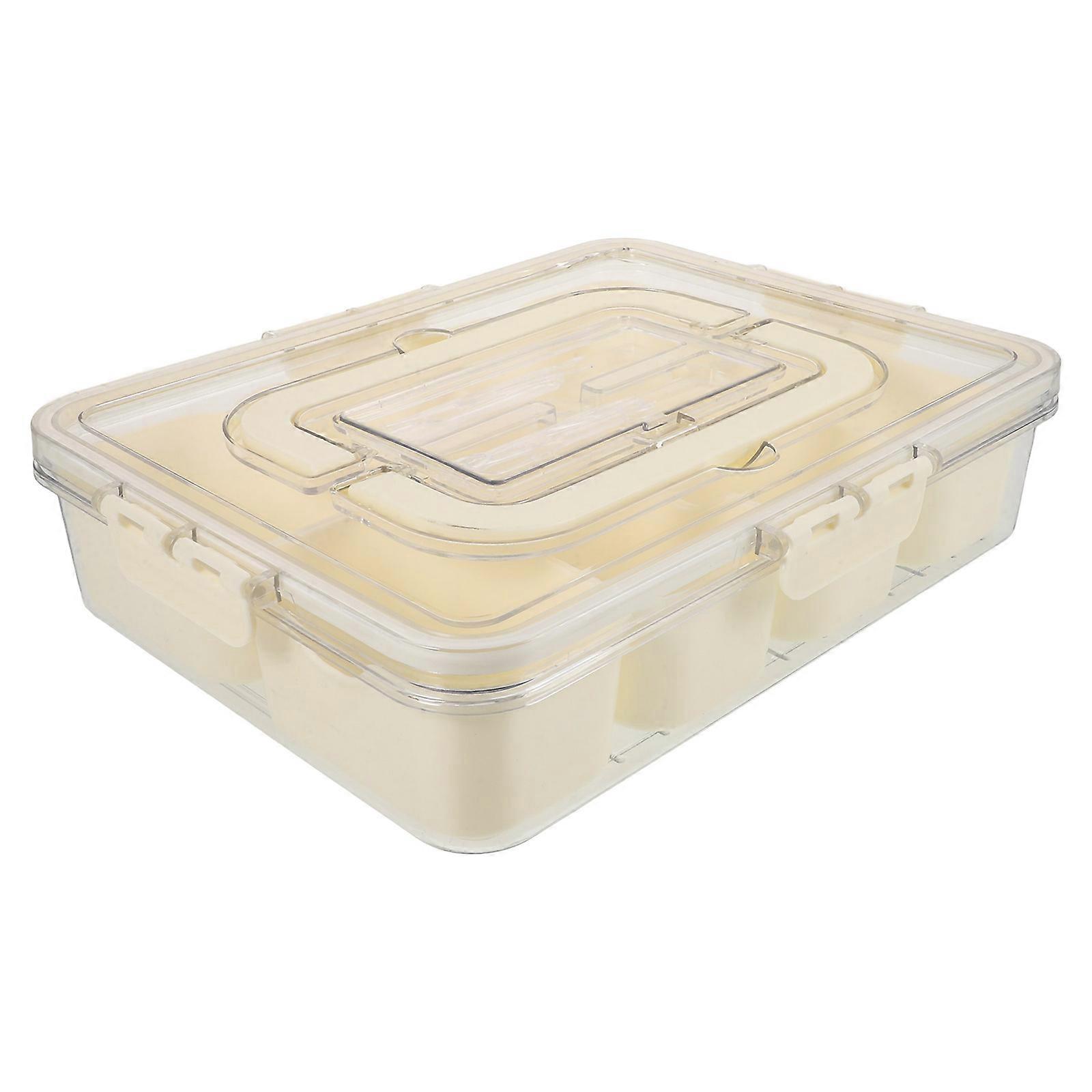 Airtight Transparent Food Storage Box with Lid – Multi Functional Refrigerator Organizer for Fruits, Vegetables, and Seasonings, Suitable for Kitchen