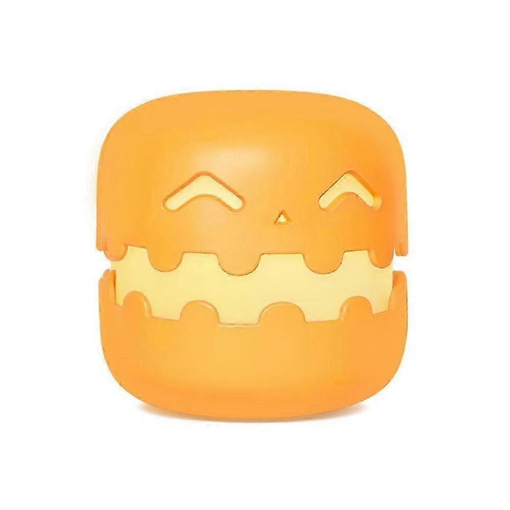 Halloween Pumpkin Night Lights with Smiling Face, Jack O Lantern Decorations