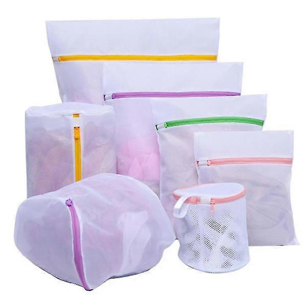 7 Teile / 1 Strumpf Wäschesäcke Waschnetz Wäschesack Home Bluse Wäschesack Waschsack