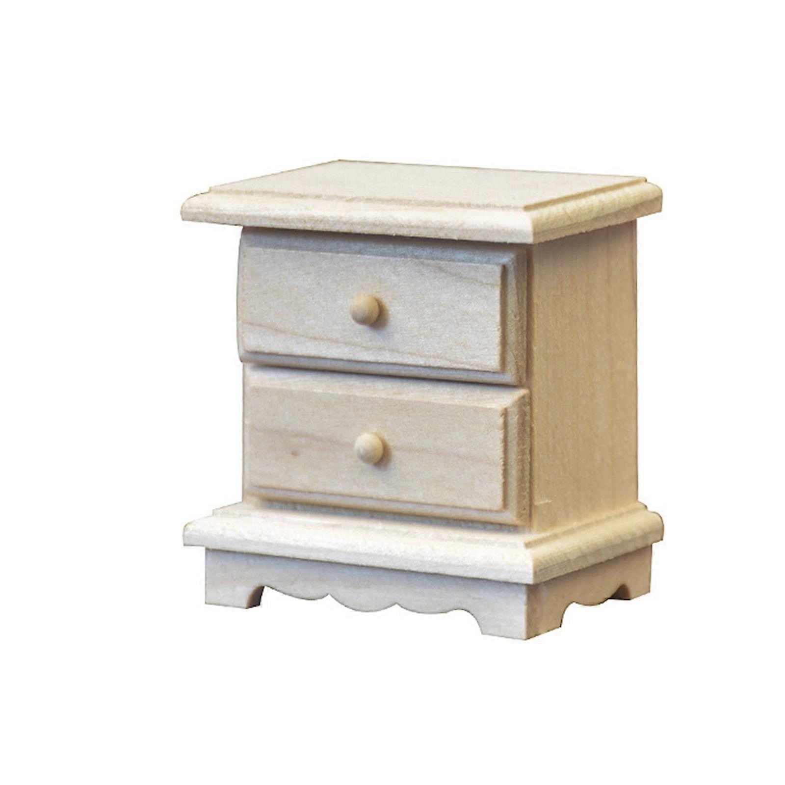 Zakka Miniature Display for 1:12 Scale Dollhouses, Perfect for Role Play and Display Realistic Wood Furniture Multicolor