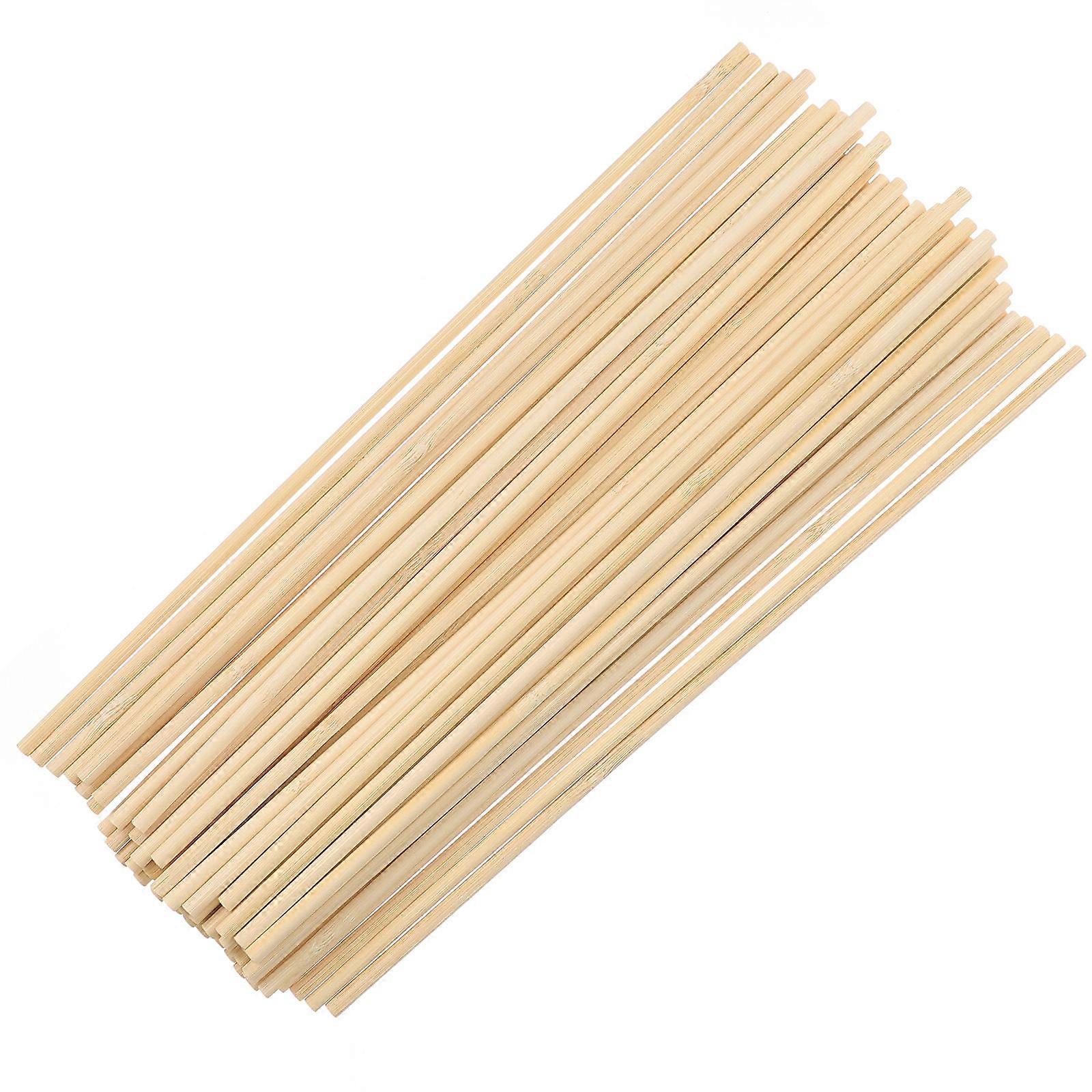 Wood Sticks for Crafts with Clips Great for DIY Activities and Home Use Light Brown