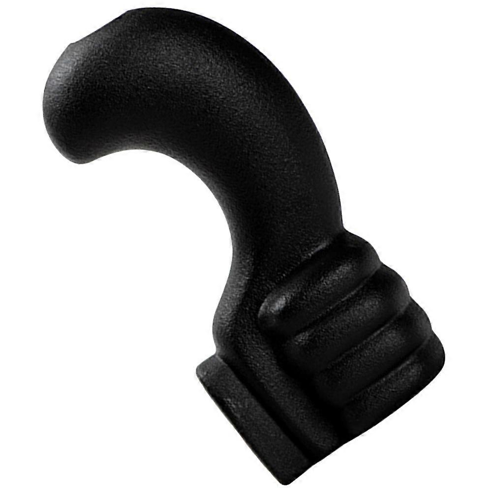 Black Ceramic Flower Vase for Pet Use Elegant Thumb Shape Design Small Size