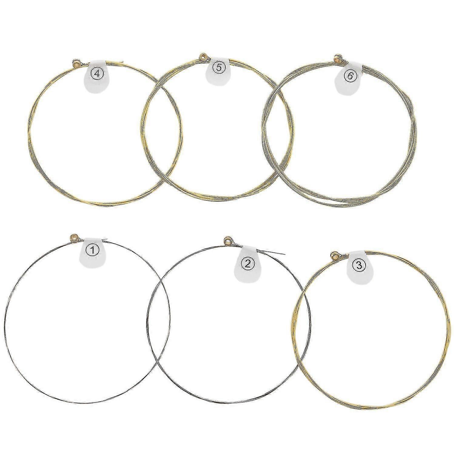 2025 6 Strings/set Acoic Guitar Strings Musical Instruments Acoic Guitar String Guitar S -010