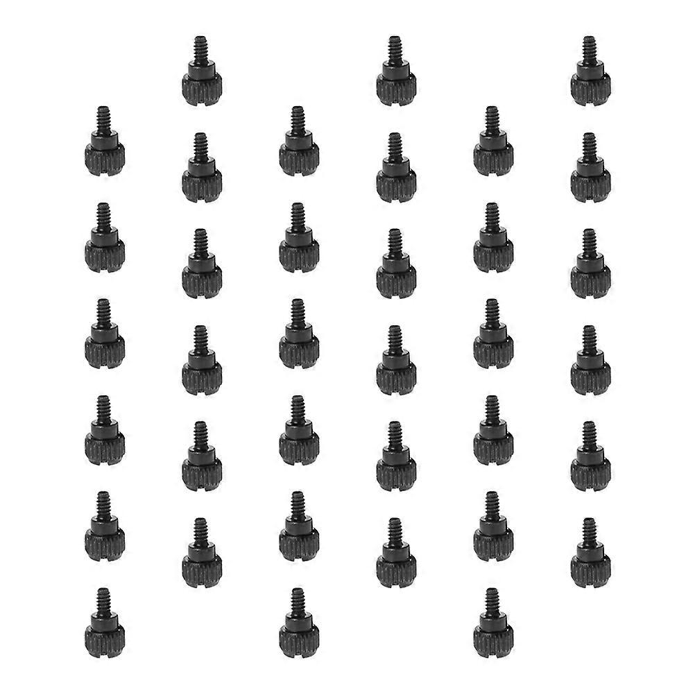 Knurled Thumb Screw Computer Case Accessory for Computer Users Indoor Outdoor Use 1.5X0.9X0.9CM High Durability 100PCS