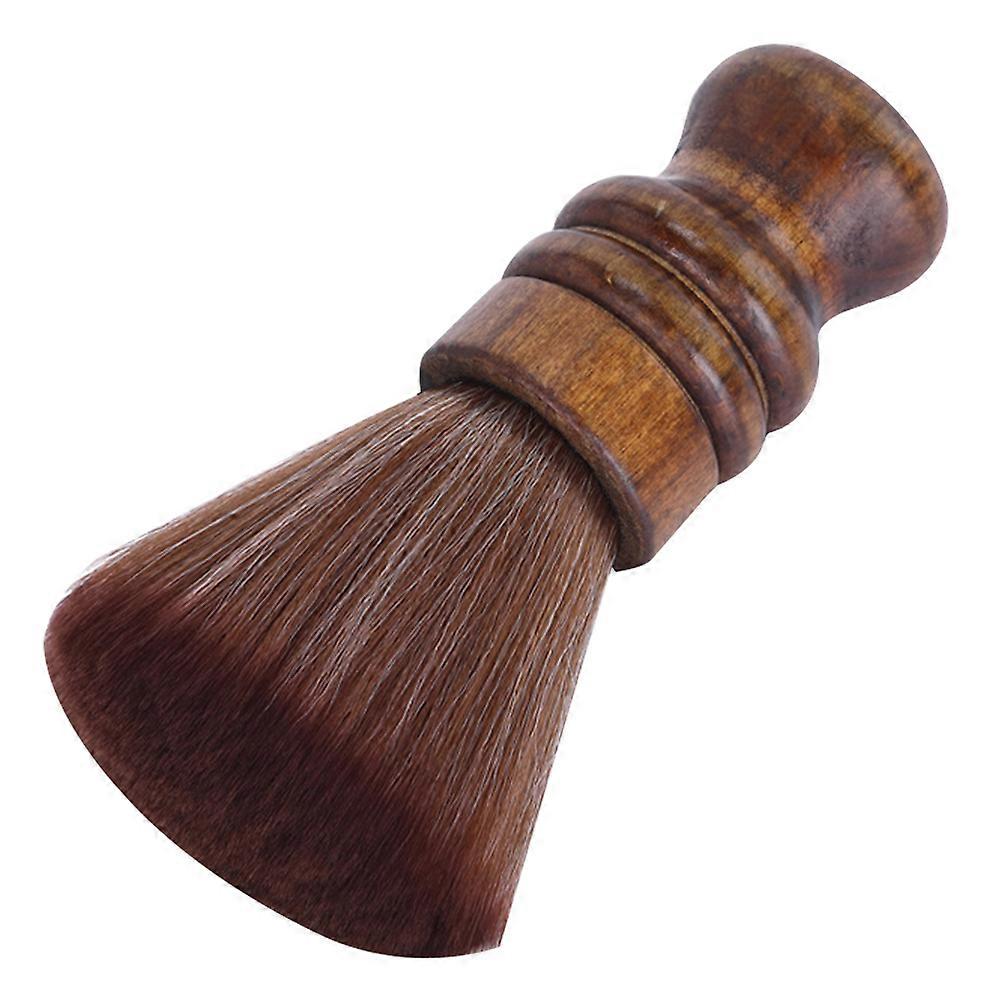 Neck Duster Brush for Hairdressing with Soft Fiber Bristles, Ergonomic Handle for Salon and Home Use