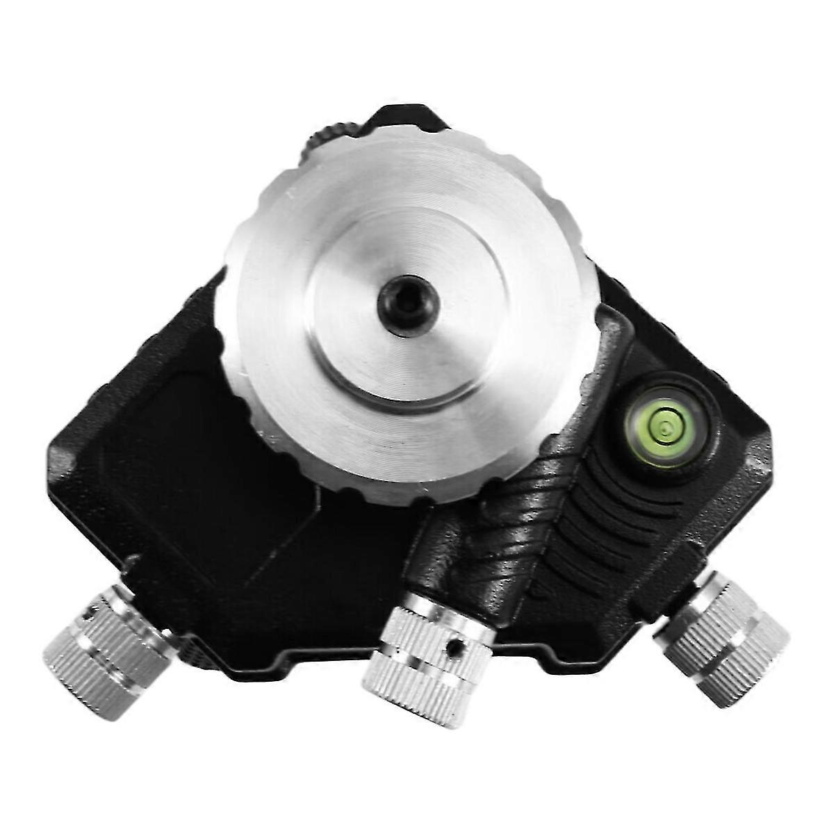 Adjustable Rotation Laser Level Metal Tripod Bracket with 360 Degree Base for 1/4inch Interface