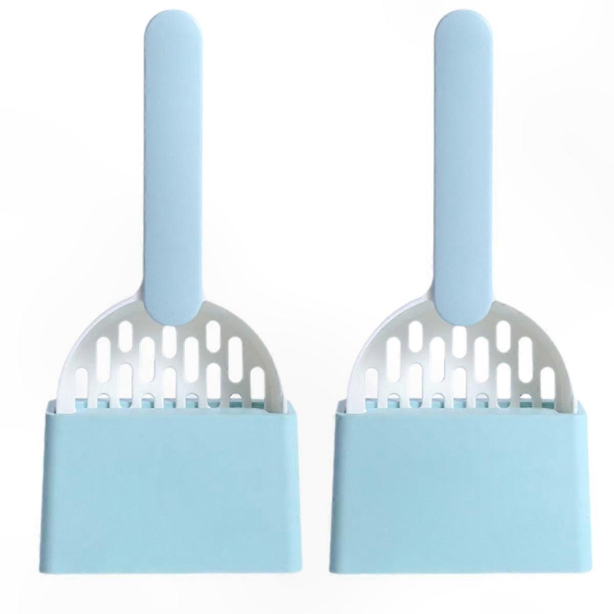 Cat Litter Scoop with Base for Easy Cleaning and Waste Management Solution