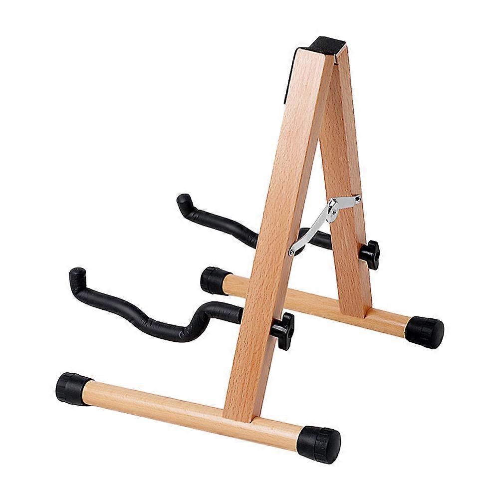 Foldable Guitar Stand Wooden Storage Holder For Musicians 36X31CM Scratch-proof Design 1 Set