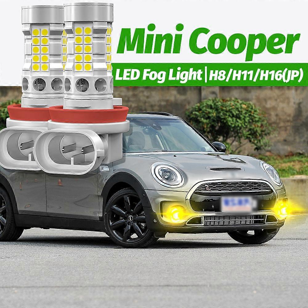 2pcs LED Fog Light Blub Lamp H8 Canbus No Error For Mini Cooper F55 F56 R56 Clubman F54 R55 Convertible F57 R57 R60 R58 R61 R59