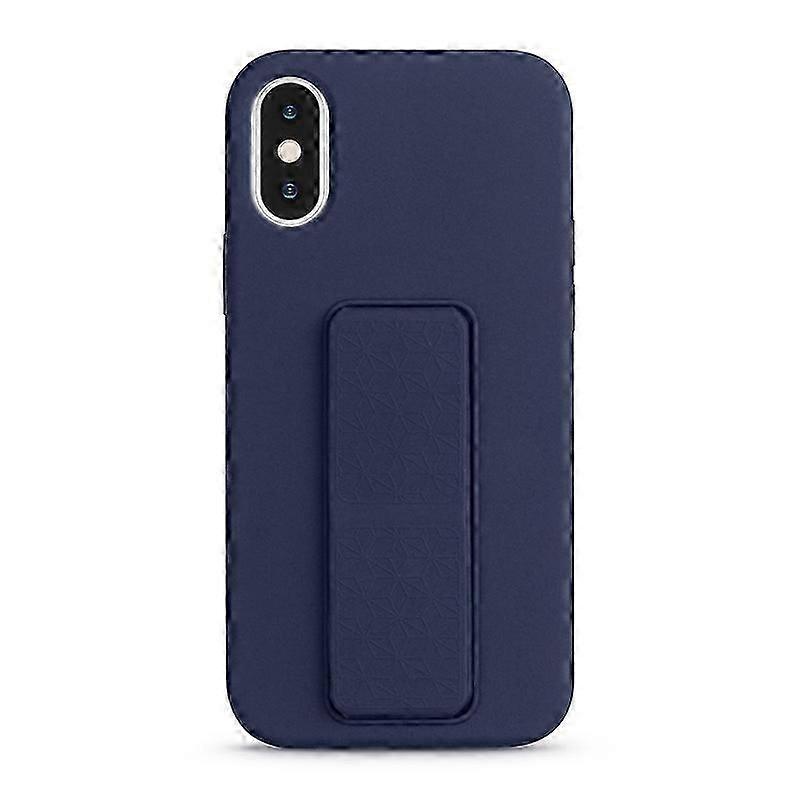 For iPhone XS / X Liquid Silicone Holder Phone Case