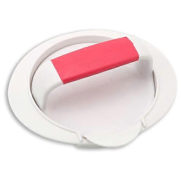 Burger Press with Steak Lifting Mechanism, Burger Press, Inner Diameter 11 cm, Plastic, White/Red