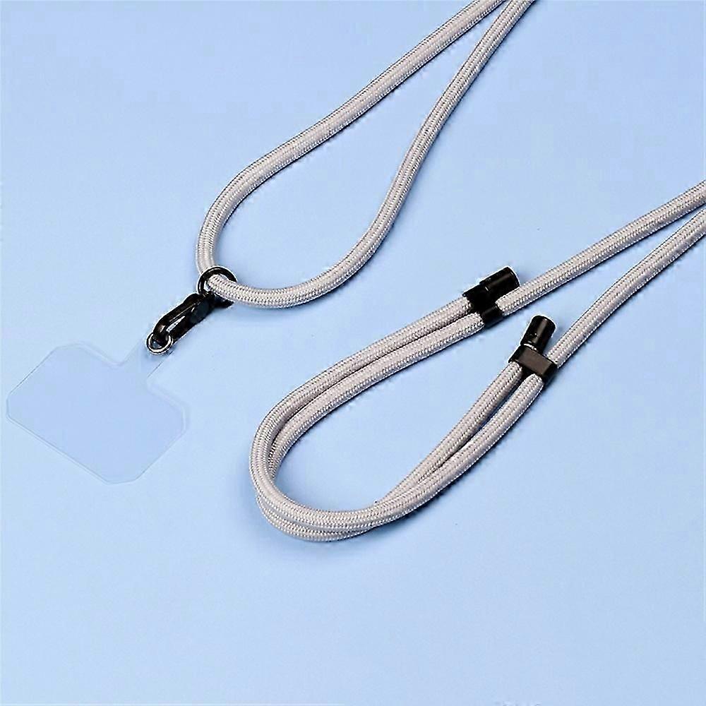 Type H Phone Lanyard Universal Crossbody 6mm Thick Polyester Adjustable Strap with Tether