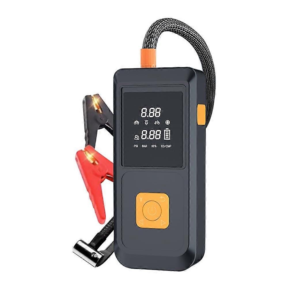 Jump Starter Power Bank, Portable Car Jump Starter with Air Compressor, 1000A Peak