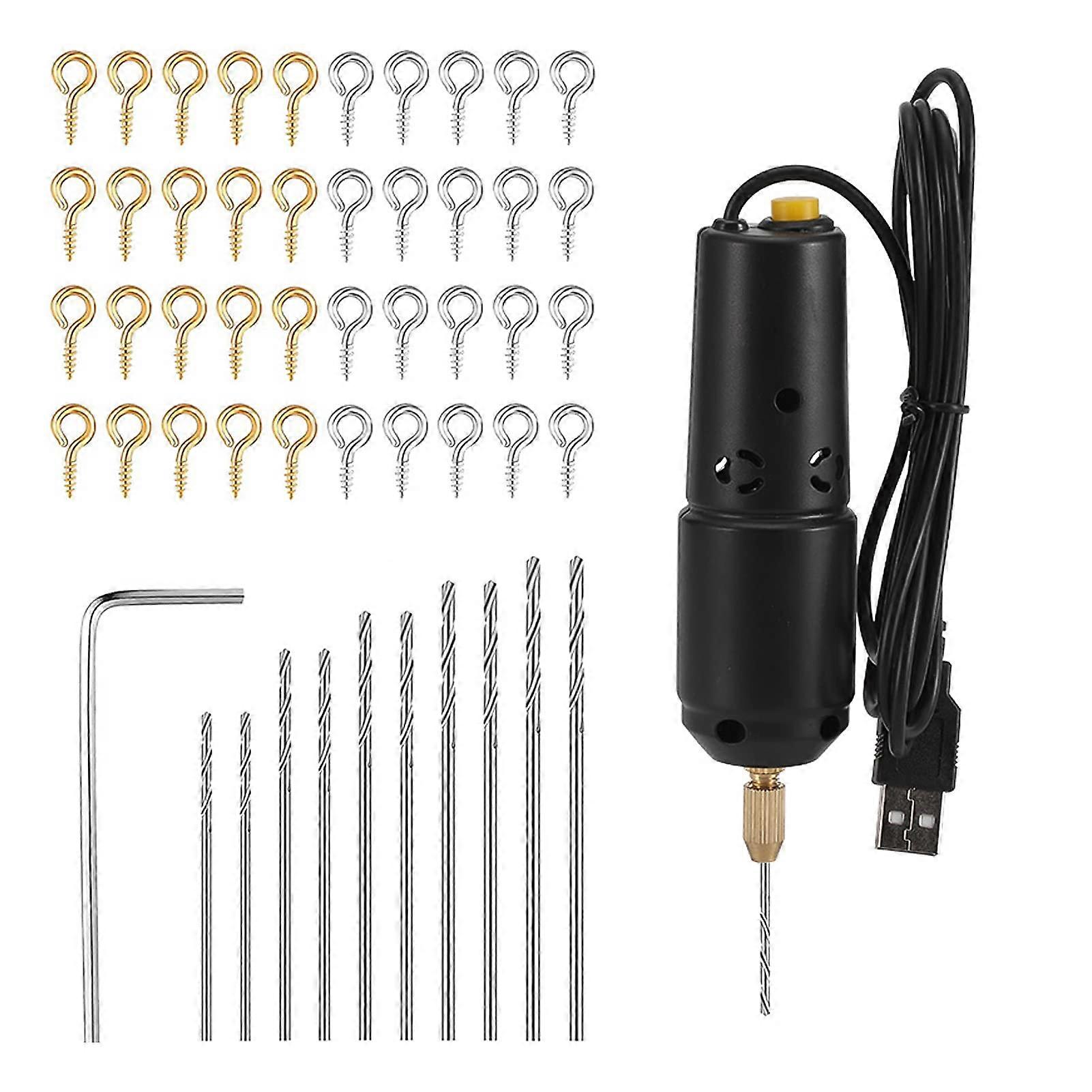 Body Work Tools, 10 Pieces Electric Hand Drill, Mini Drill for Resin Jewelry Ref: 9004
