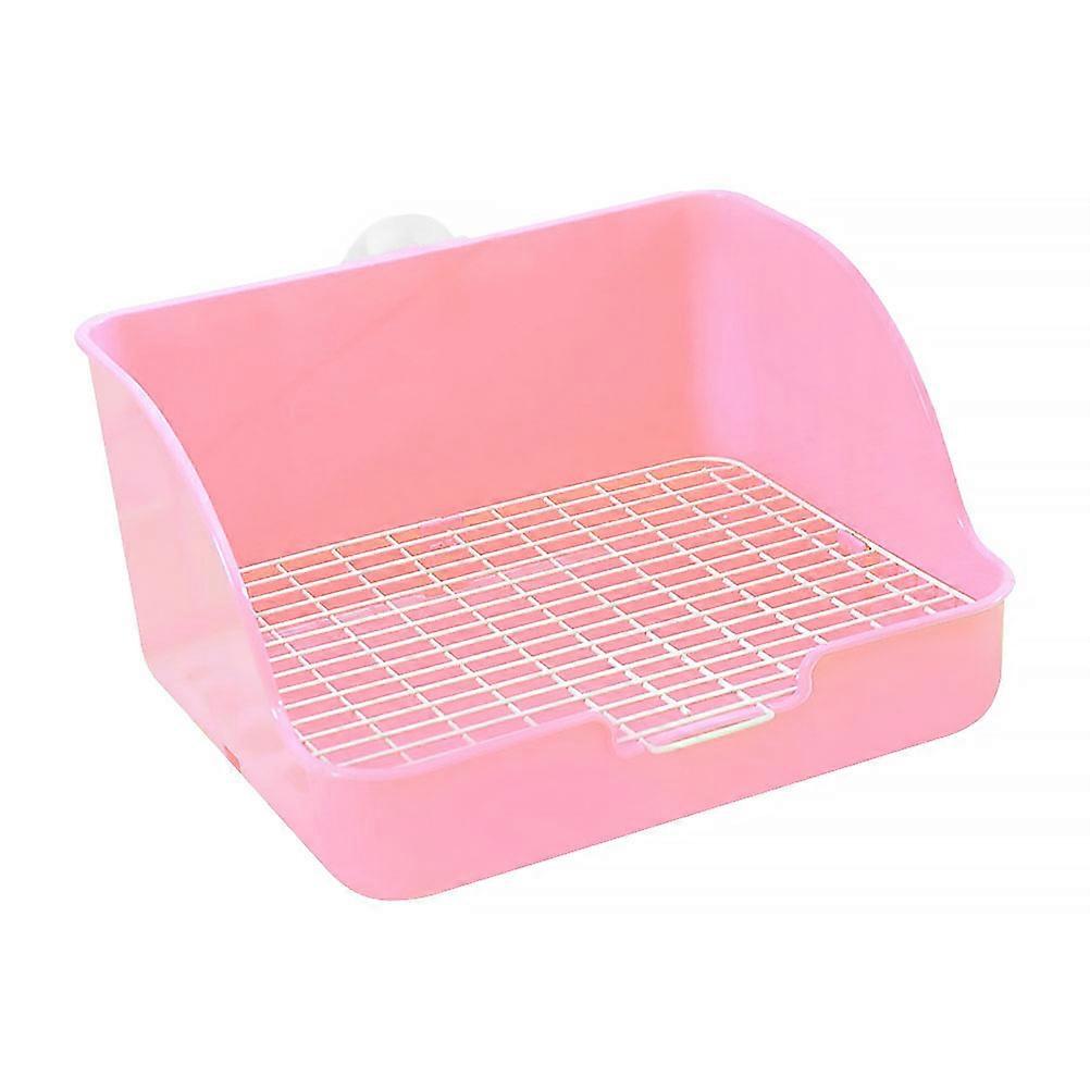 Rectangular Hamster Toilet Bunny Litter Box for Rabbit Training Potty