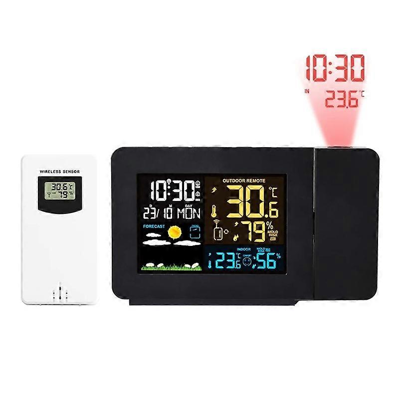 Weather Forecast Projection Clock UK Plug
