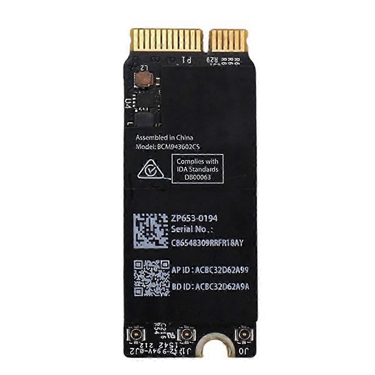 Ασύρματη κάρτα Wifi κάρτα αερολιμένων Bcm943602CS Wifi κάρτα για Macbook Pro αμφιβληστροειδής 13Inch 15Inch A1398 A15