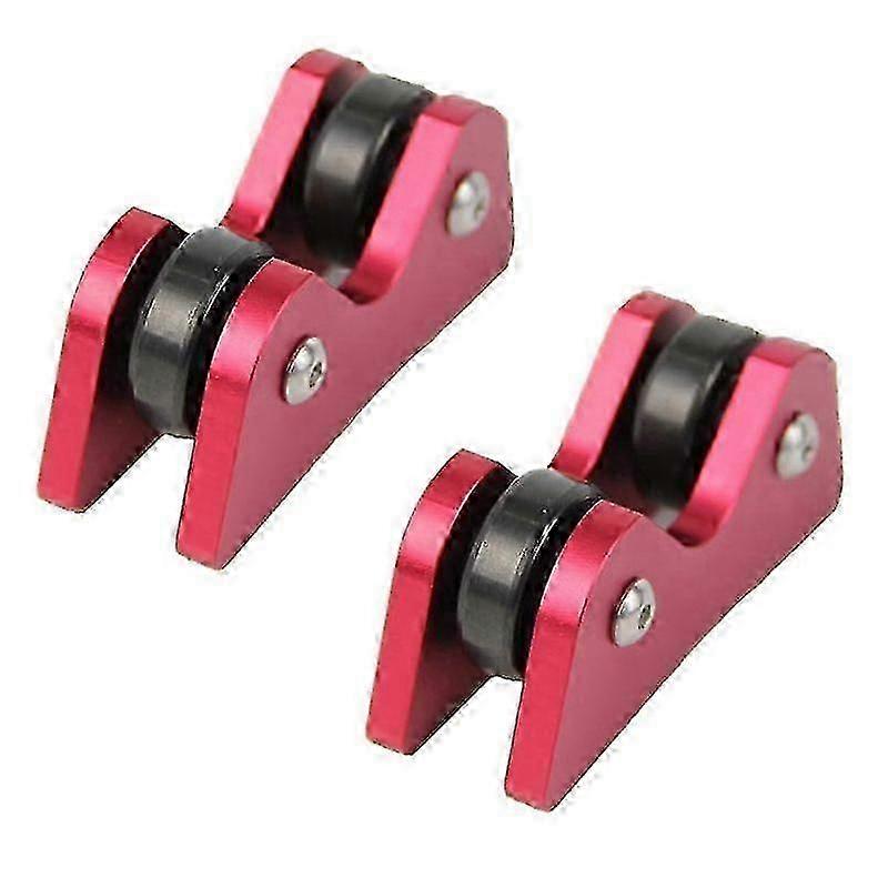 Billard Queue Wellengeradheitstester Billard Queue Rollenrichttester Rolleninspektionswerkzeug Rot