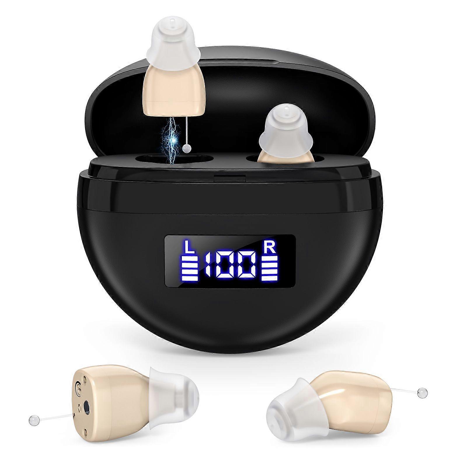 New invisible rechargeable digital hearing aid for the elderly