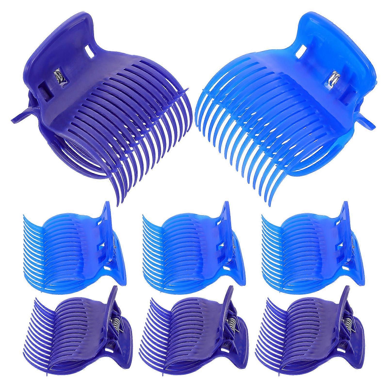 8pcs Hot Roller Clips for Hair Styling – Durable Curling Hair Clips for Secure Heated Roller Use at Home or Salon