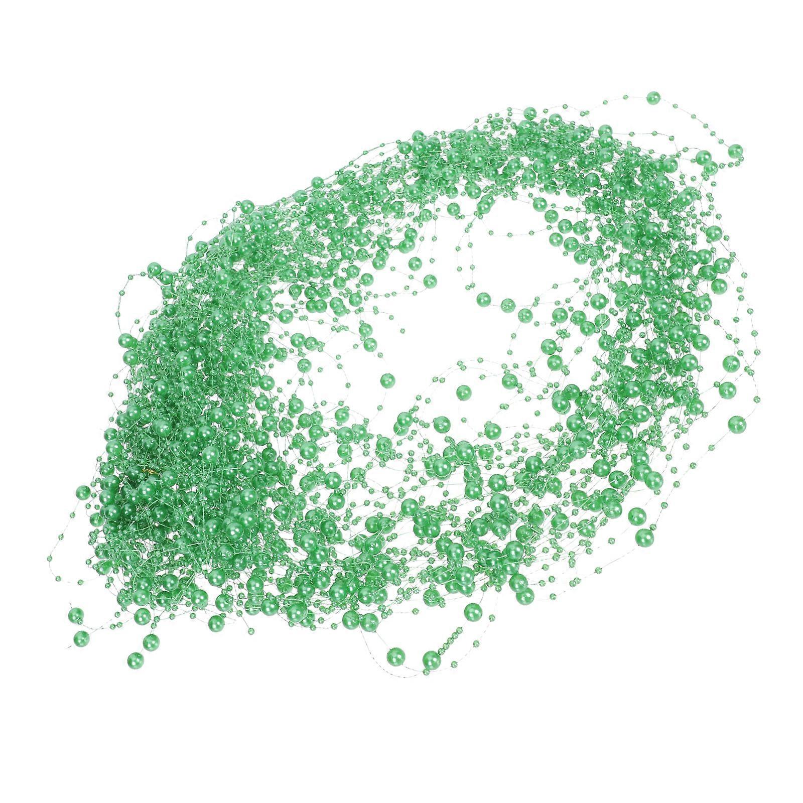 Festive Beads String Decor for DIY Decor Plastic Green 40PCS Stunning and Durable Beads Strings