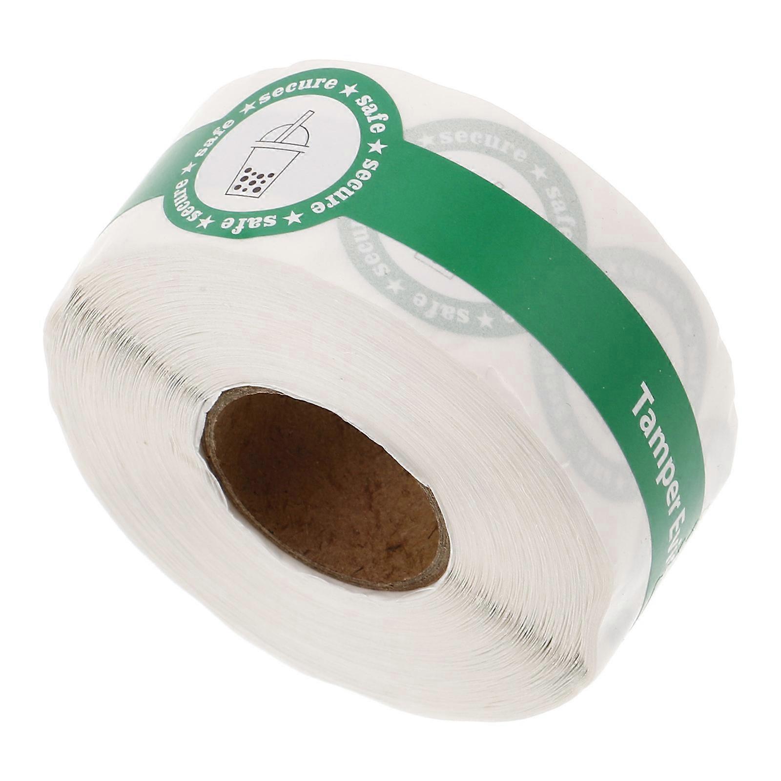1 Roll Drink Stickers Tamper Use Sealing Stickers Coffee Cup Dessert Seal Sticker