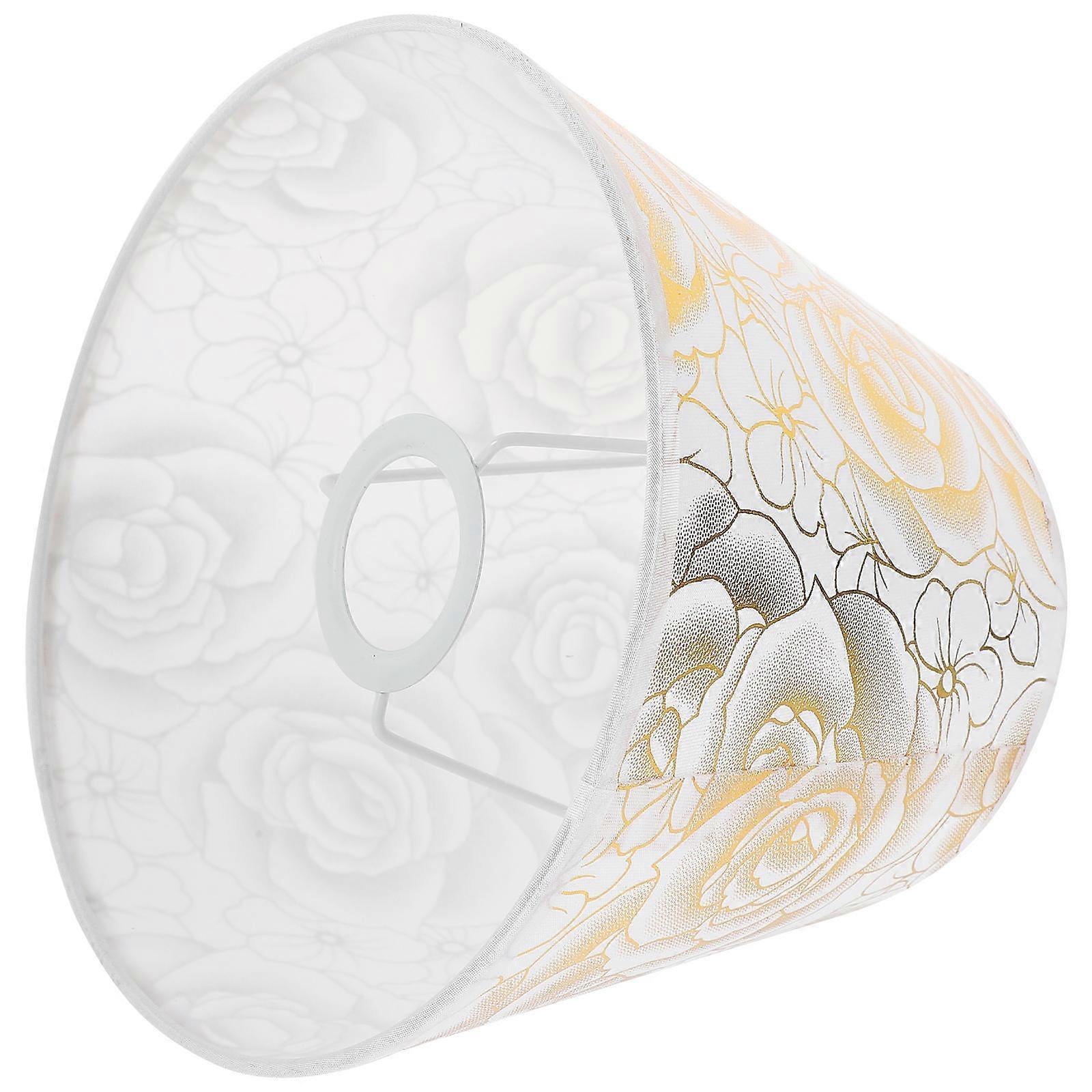 Decorative Table Lamp Shade With Rose Pattern Size 22X22X17CM Ideal For Library 1Set