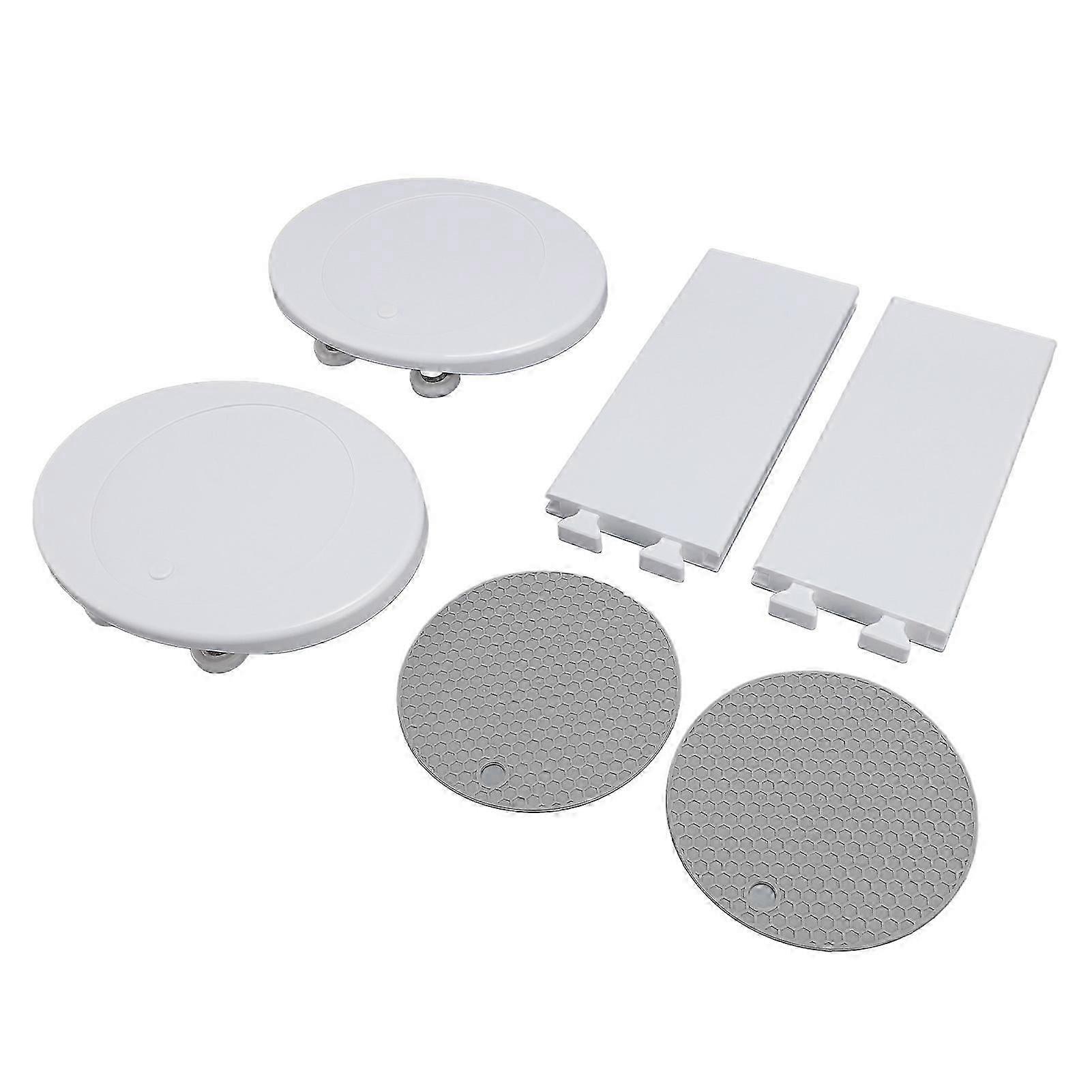 Turntable Tray Expandable Portable Outdoor Dish Tray Accessories for Lazy Susan Rectangular Dining Table