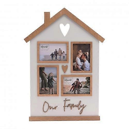 Moments Collage Photo Frame House Shaped