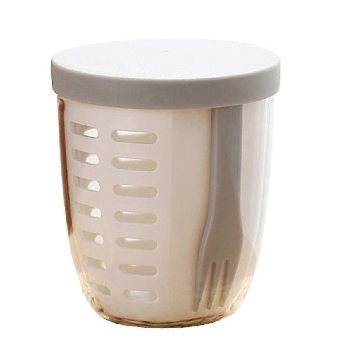 Fruit Salad Storage Cup with Lids and Fork, C hwy