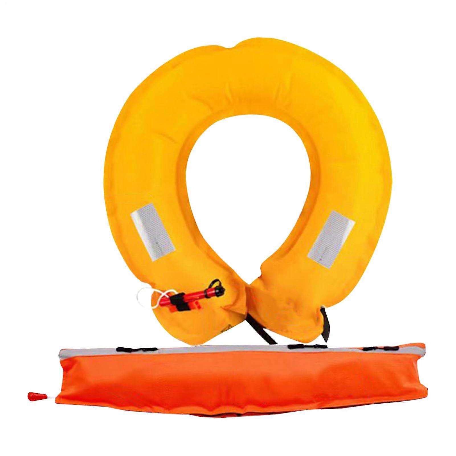 Swim Belt - Floating Adjustable Gaiter For Adults and Kids, Pool Buoyancy Trainer For Sea Swimming Practice, Orange